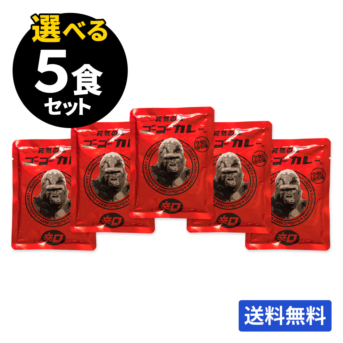 ゴーゴーカレー 選べる5食セット