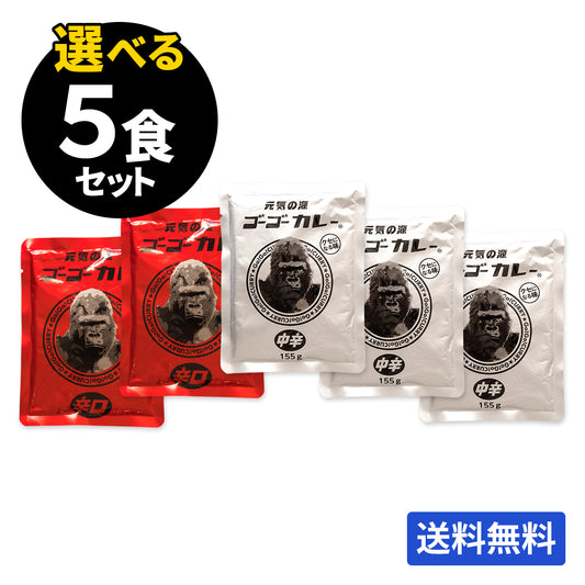 ゴーゴーカレー 選べる5食セット