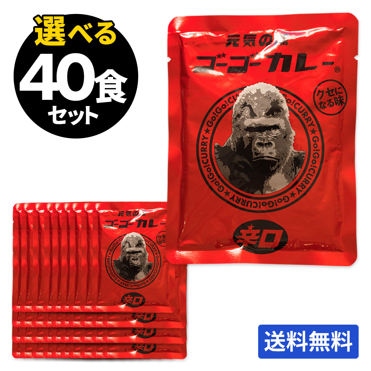 ゴーゴーカレー 選べる 40食セット