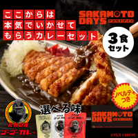 ここからは本気でいかせてもらうカレーセット(3食セット)【今ならノベルティ付き】